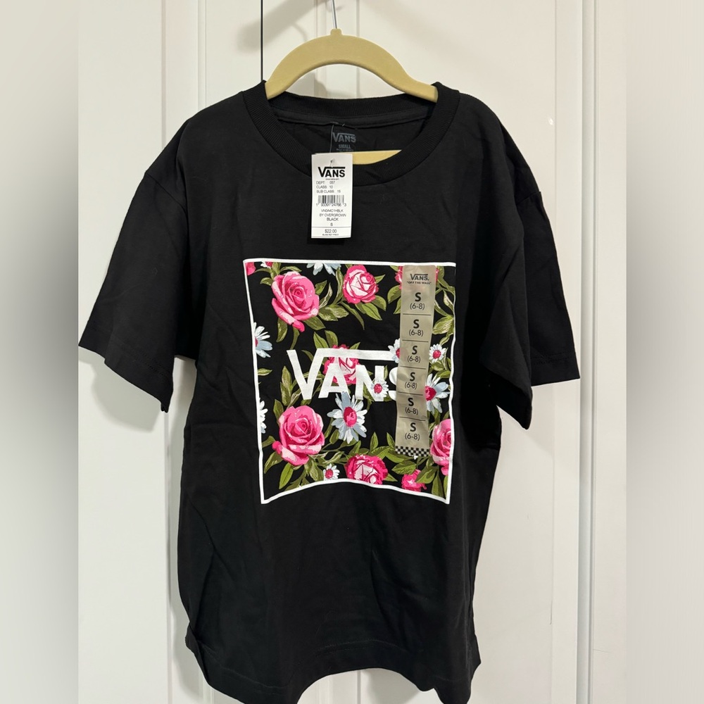Vans youth tee NWT size small